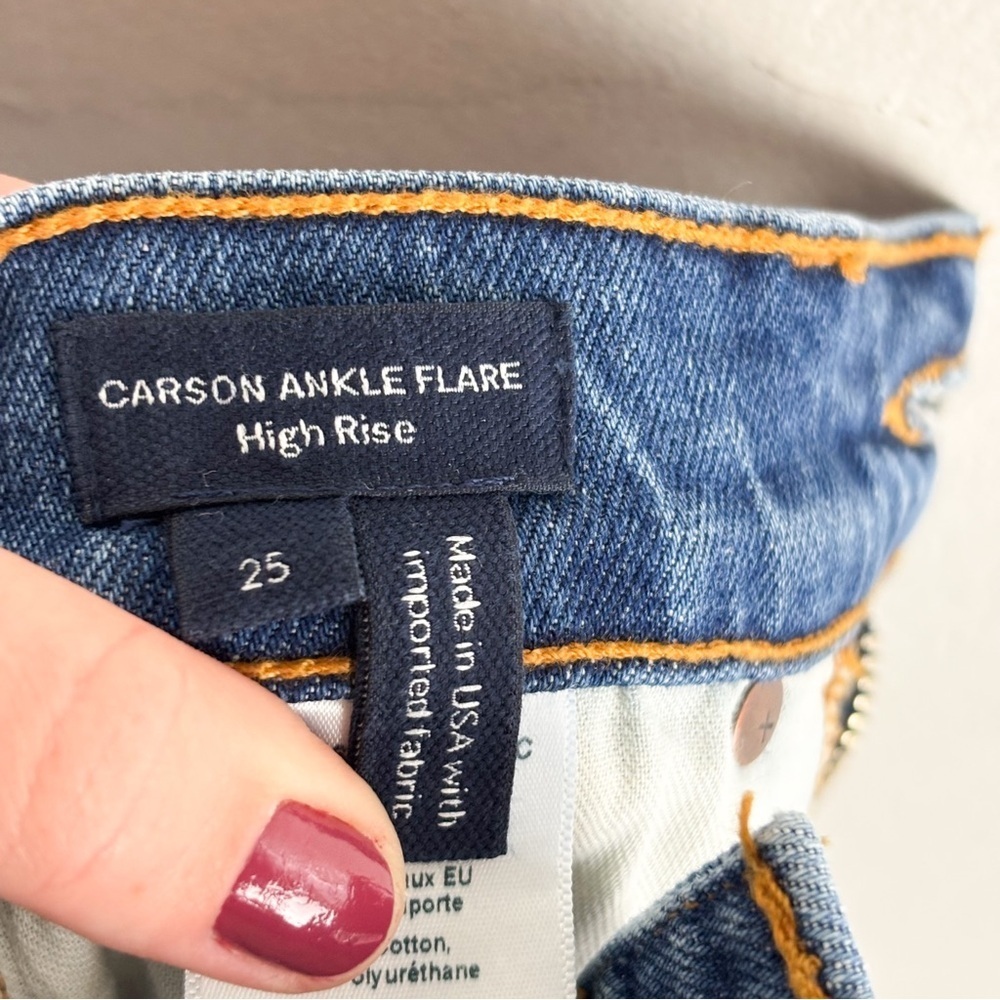 Veronica Beard Carson Thriller Ankle Flare Jean Sz 25 - Picture 9 of 12